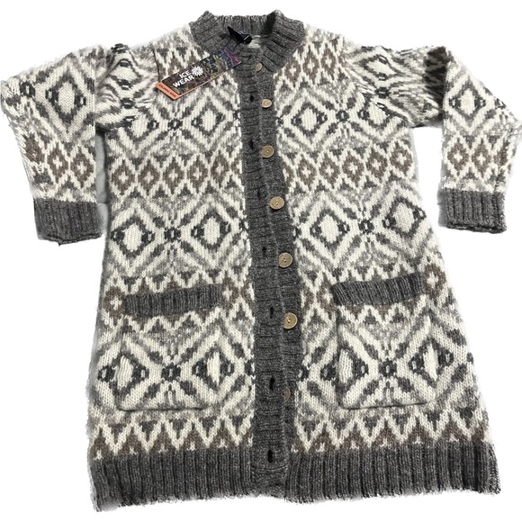 Jackets & Blazers - NWT - from Iceland. Icelandic wool open front cardigan with buttons
